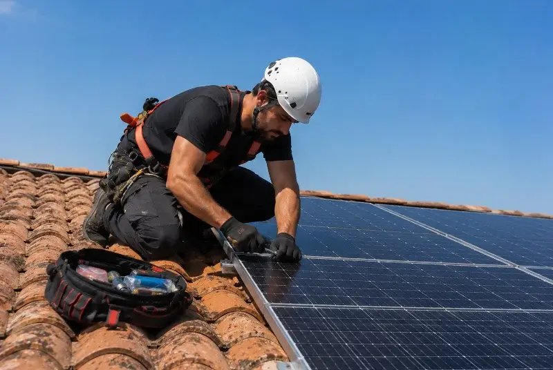 Maintenance et monitoring de panneaux solaires à Saint-Cyr-la-Lande